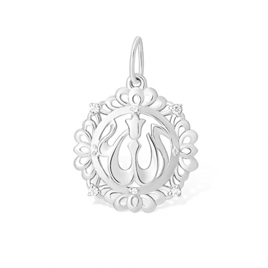 Серебряная подвеска 925, с фианитом
