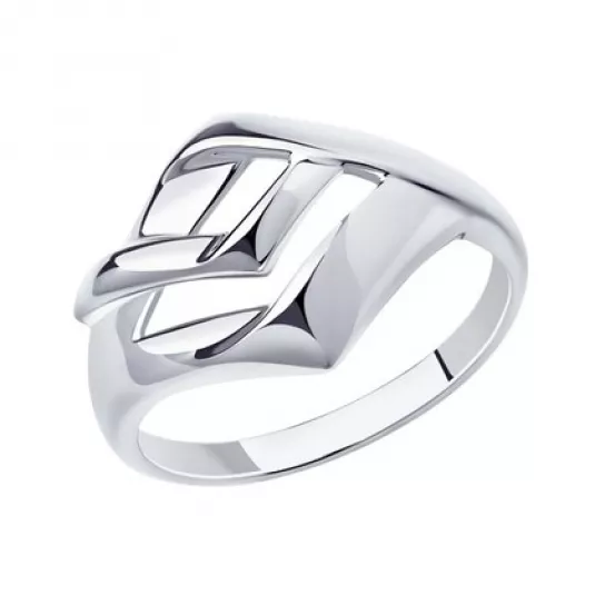 Серебряное кольцо 925, женское, размер 17.5