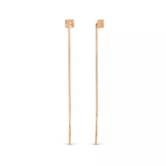 Золотые серьги 585, женские