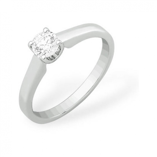 Серебряное кольцо 925, женское, с фианитом, размер 16.5