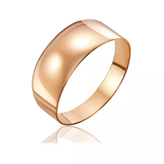 Кольцо с фианитом из золота