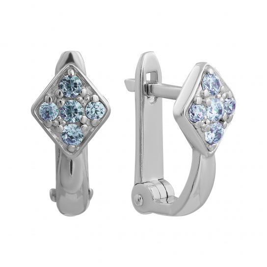 Серьги детские из серебра