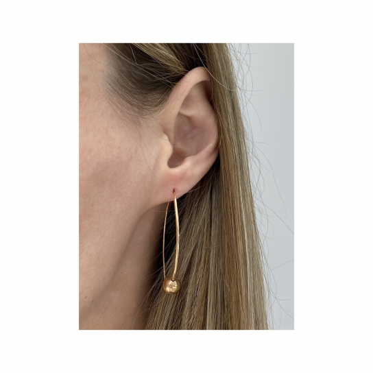 Золотые серьги 585, женские