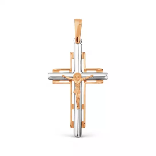 крестик 585 нательный, на шею