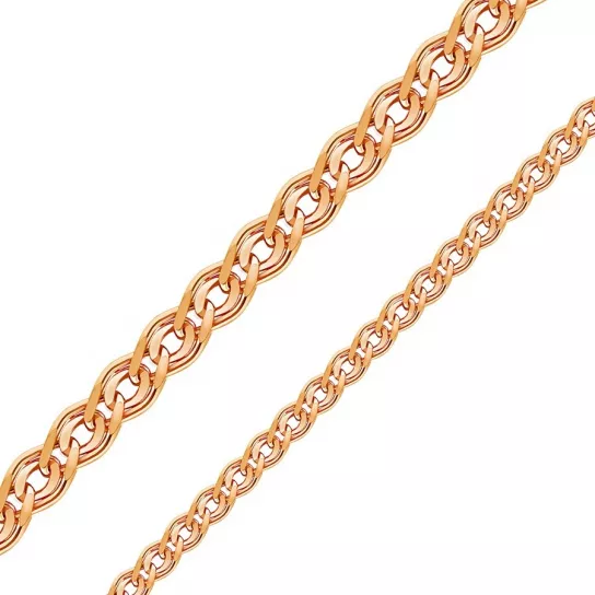 браслет 585, плетение нонна, длина 17 см