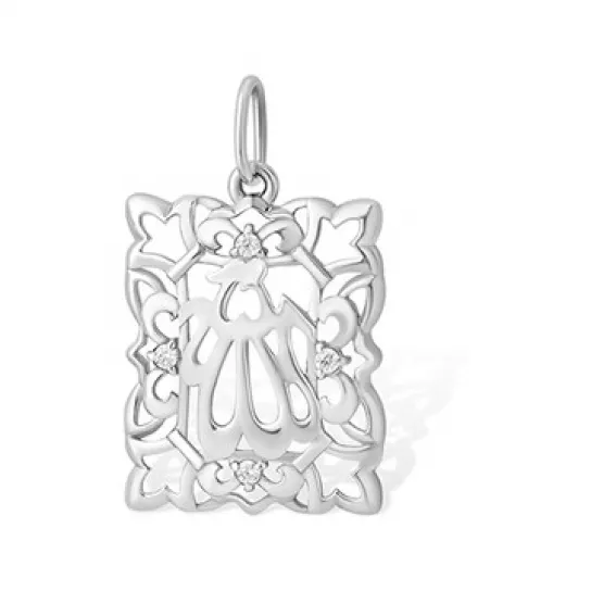 Серебряная подвеска 925, с фианитом