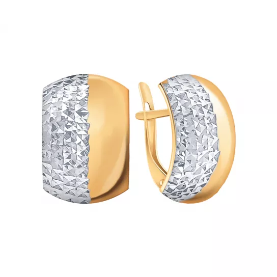 Золотые серьги 585, женские
