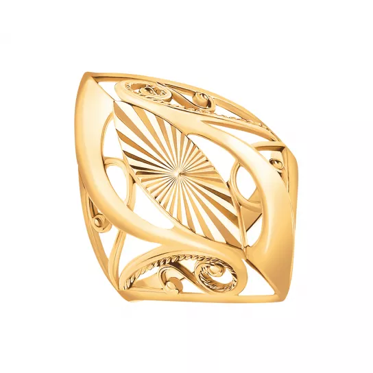 Золотое кольцо 585, женское, размер 20