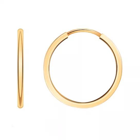 Золотые серьги 585, женские