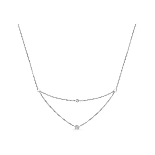 Колье с бриллиантами из золота