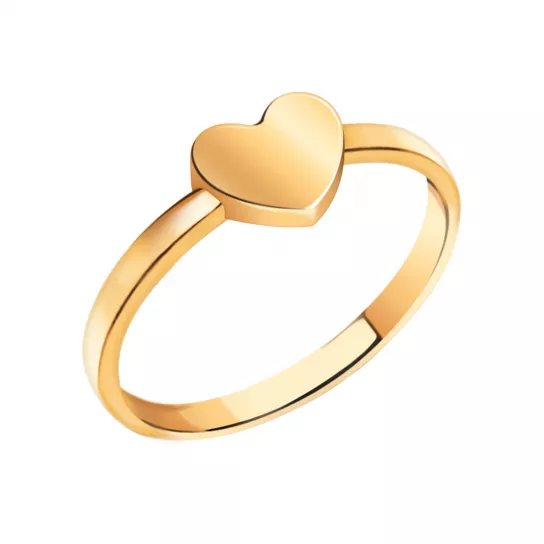 Золотое кольцо 585, женское, размер 17