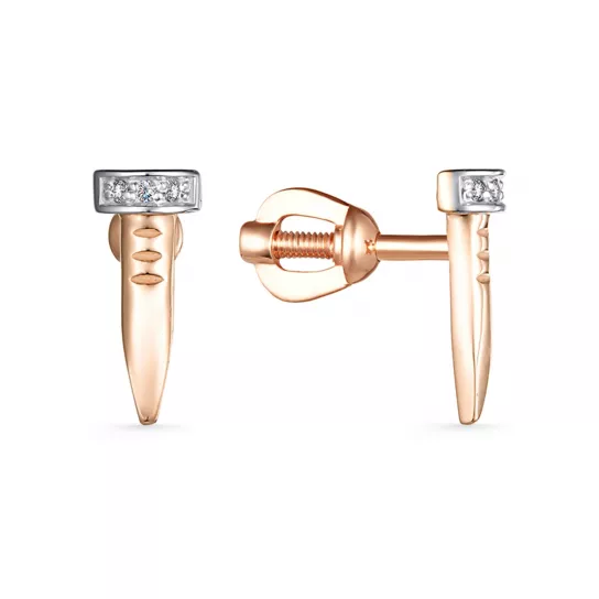 Пусеты из золота