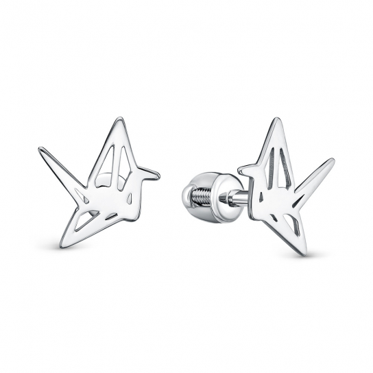 Серьги детские из серебра
