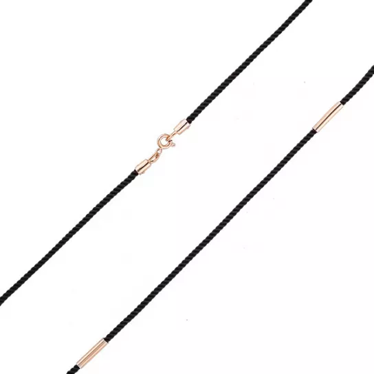 Золотая цепочка 585 на шею, длина 45 см, цвет красное золото