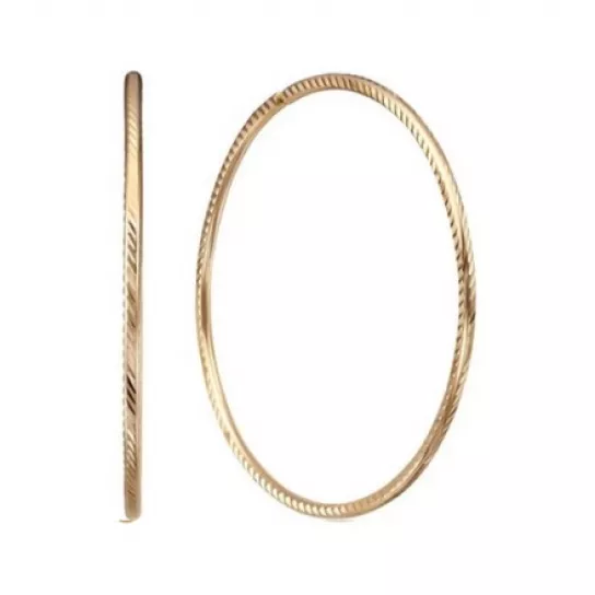 Серьги-конго из золота