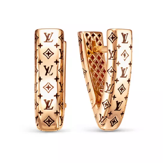 Золотые серьги 585, женские, с эмалью