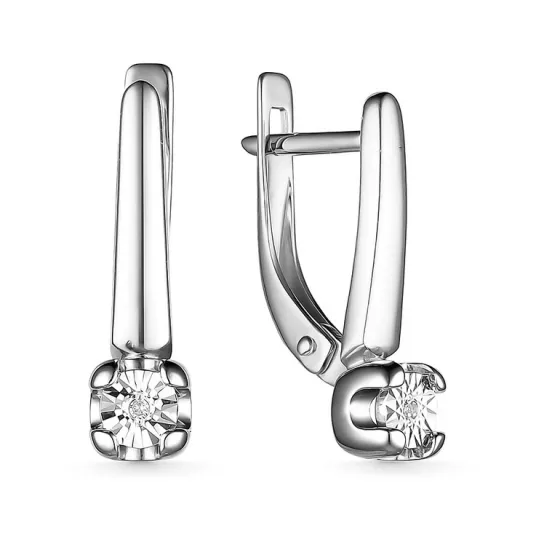 Золотые серьги 585, женские