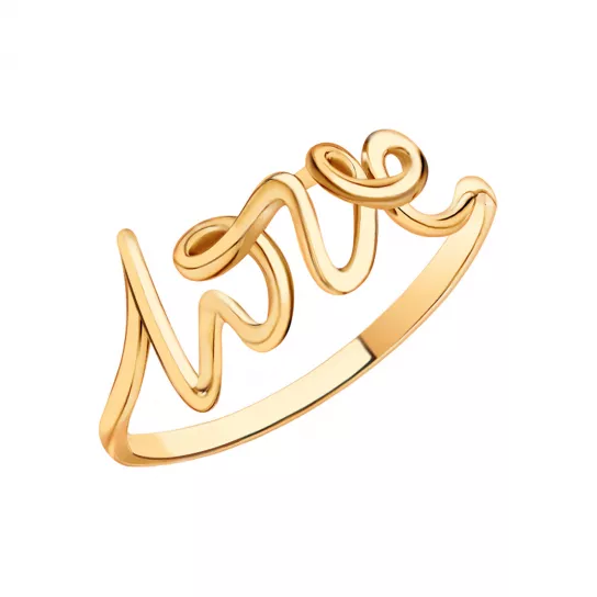 Золотое кольцо 585, женское, размер 18