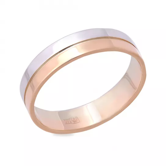 Золотое обручальное кольцо 585, размер 18.5