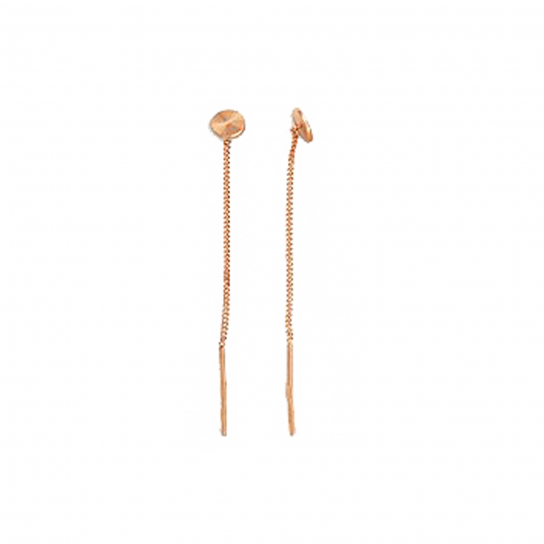 Золотые серьги 585, женские