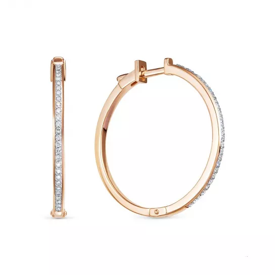 Золотые серьги 585, женские