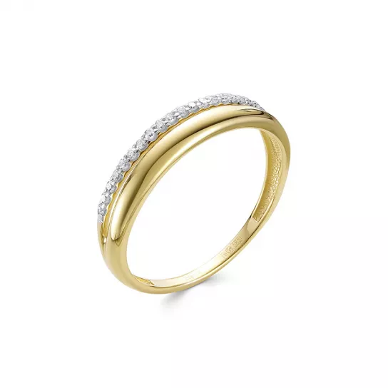 Золотое кольцо 585, женское, размер 17