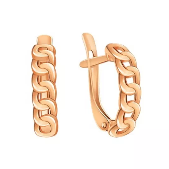Золотые серьги 585, женские