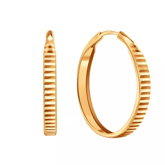 Золотые серьги 585, женские