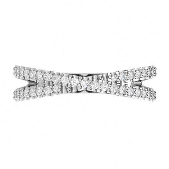 Серебряное кольцо 925, женское, с фианитом, размер 18.5