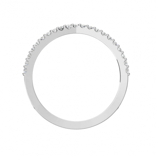 Серебряное кольцо 925, женское, с фианитом, размер 18.5
