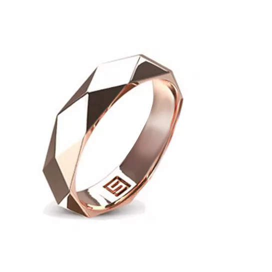 Кольцо обручальное из золота