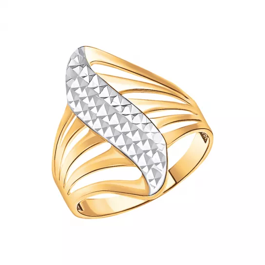 Золотое кольцо 585, женское, размер 18