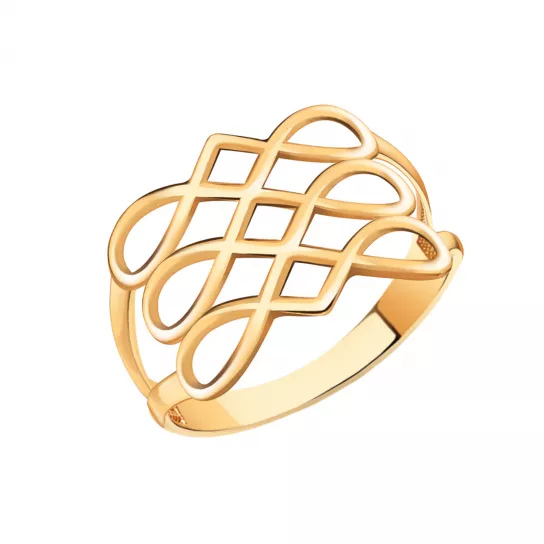 Золотое кольцо 585, женское, размер 21