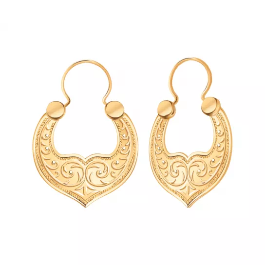 Золотые серьги 585, женские