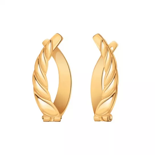 Золотые серьги 585, женские