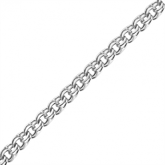 Серебряный браслет 925, длина 18 см