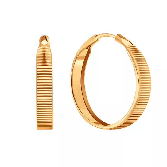 Золотые серьги 585, женские