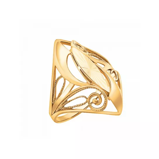 Золотое кольцо 585, женское, размер 20