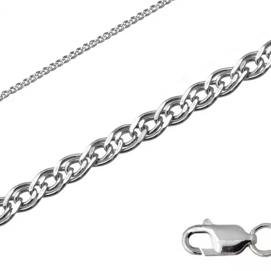 браслет 925, плетение нонна, длина 18 см