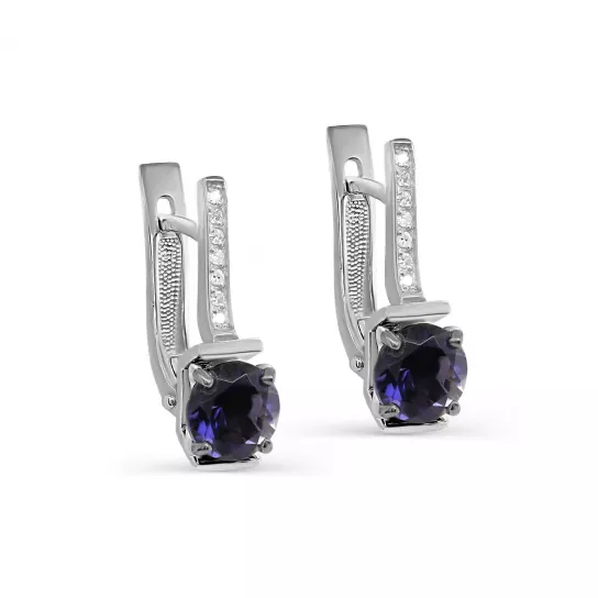 Золотые серьги 585, женские