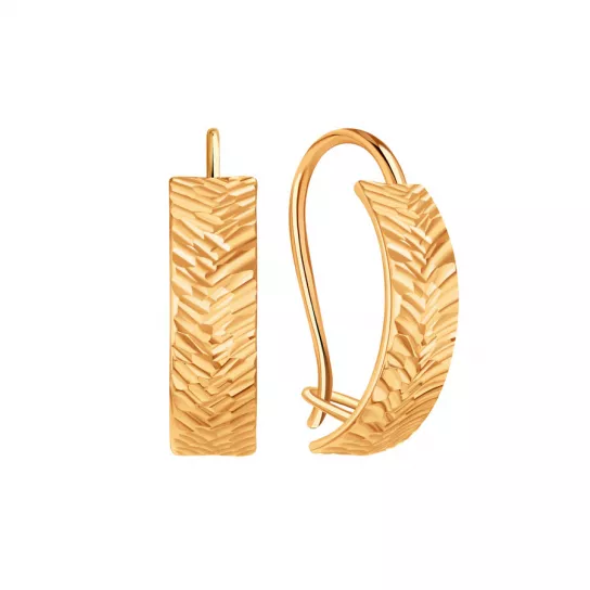 Золотые серьги 585, женские