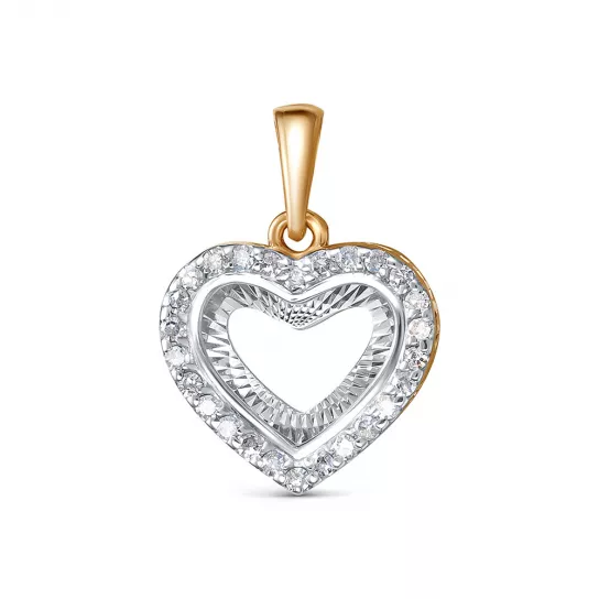 Золотая подвеска 585, женская