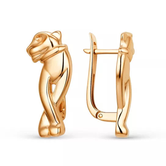 Золотые серьги 585, женские