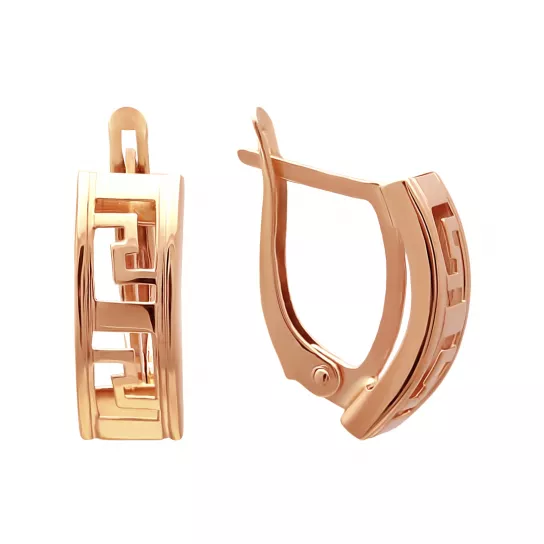 Золотые серьги 585, женские