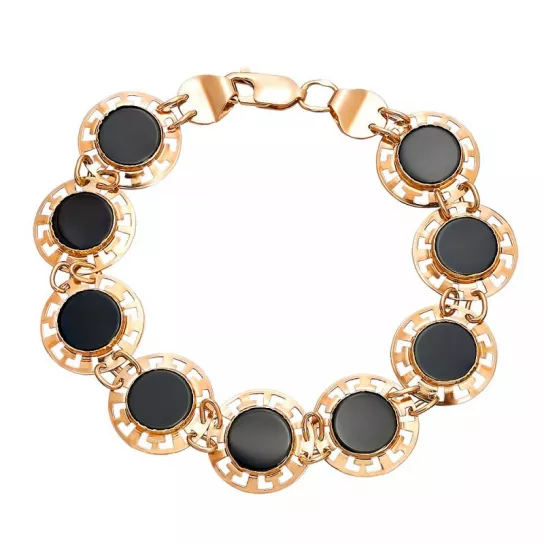 браслет 585, плетение фигурное, длина 20.5 см