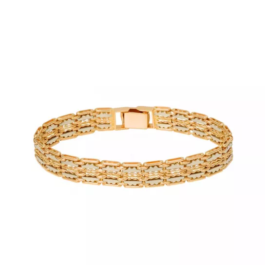 браслет 585, плетение фантазийное, длина 22.5 см