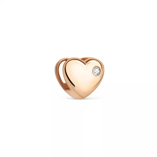 Золотая подвеска 585, женская, с фианитом