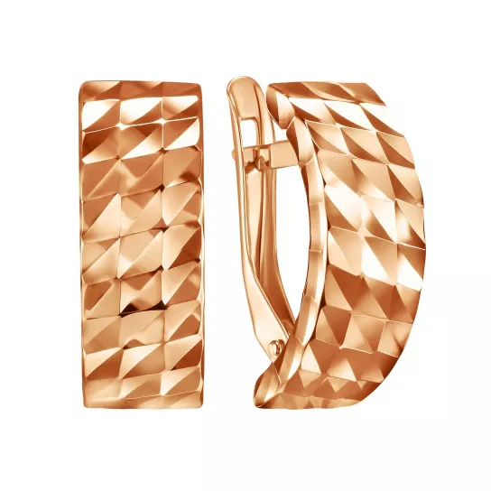 Золотые серьги 585, женские