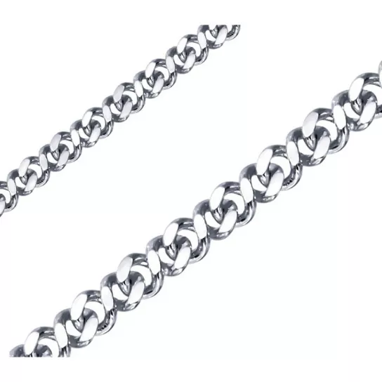 Серебряная цепочка 925 на шею, плетение панцирное, длина 40 см