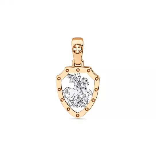 Золотая подвеска 585, православный